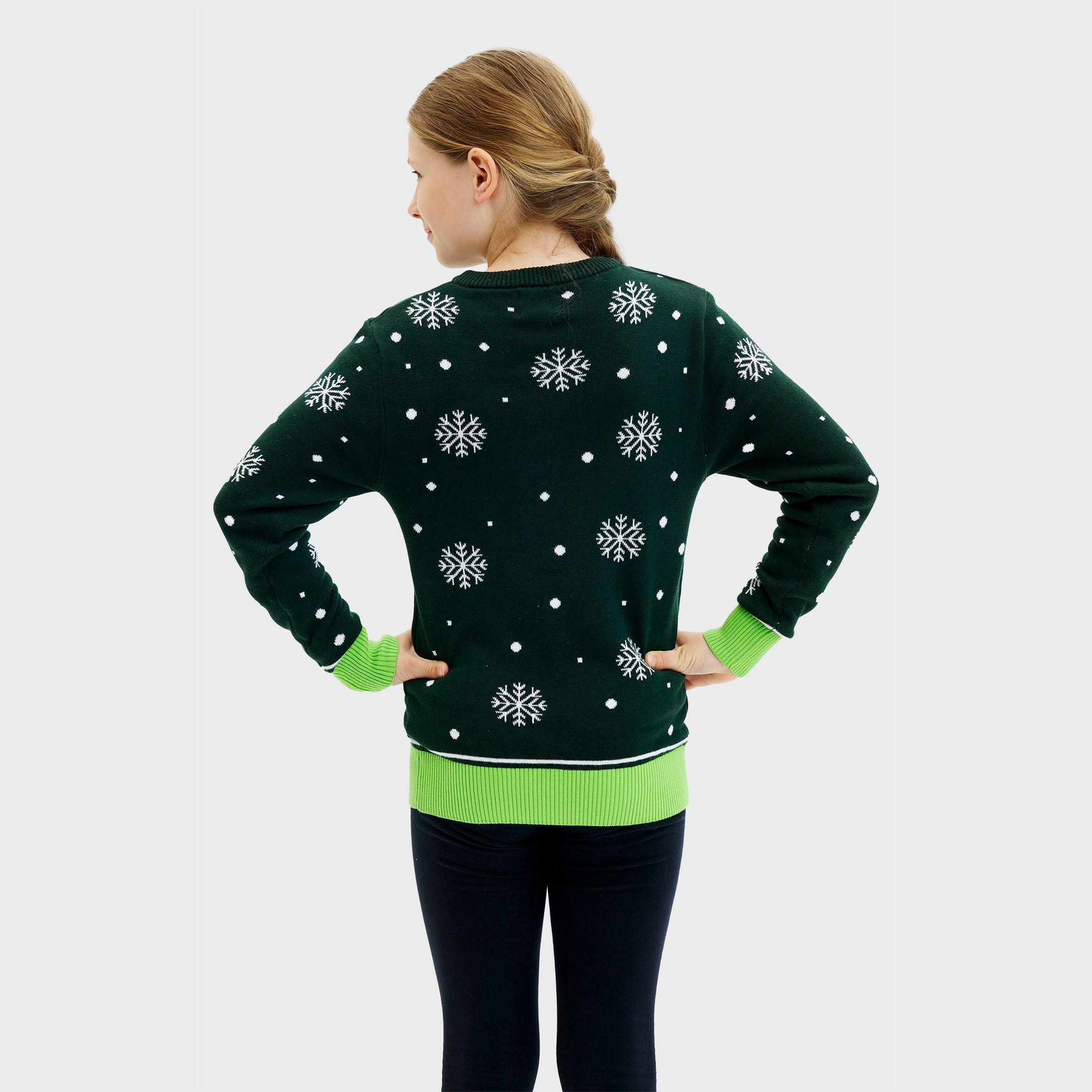 Cute dino christmas sweater - child.